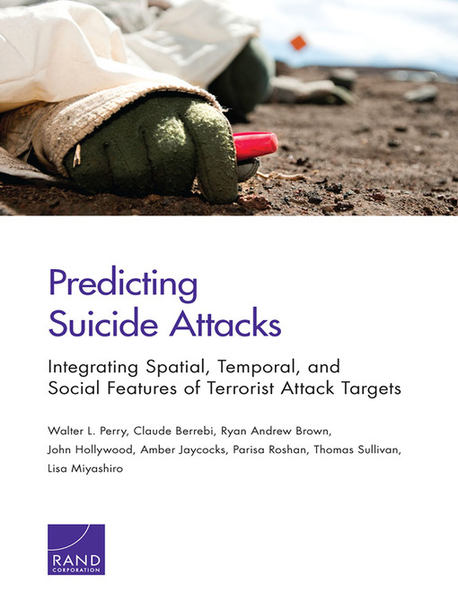 Title details for Predicting Suicide Attacks by Walter L. Perry - Wait list